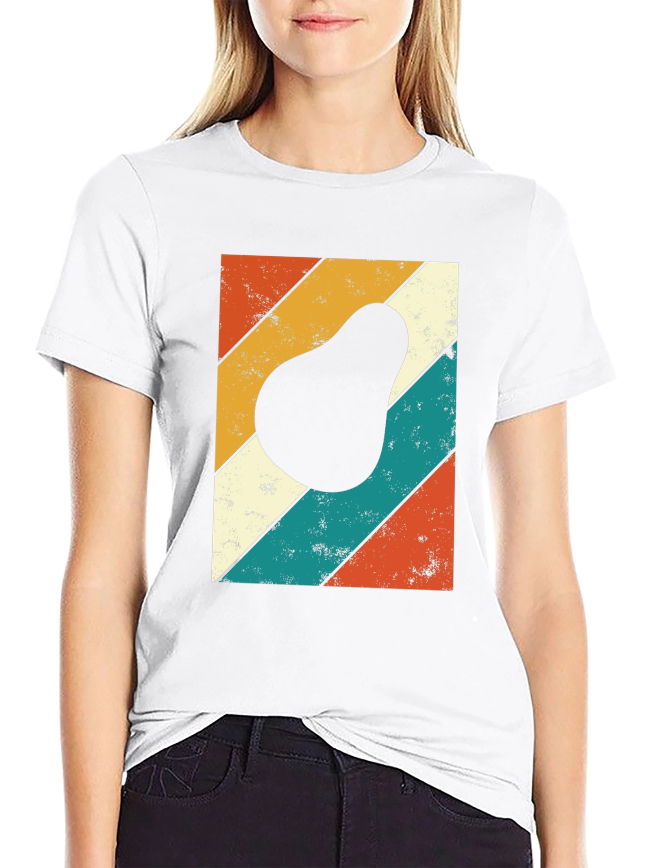 Retro Avocado Graphic T-Shirt