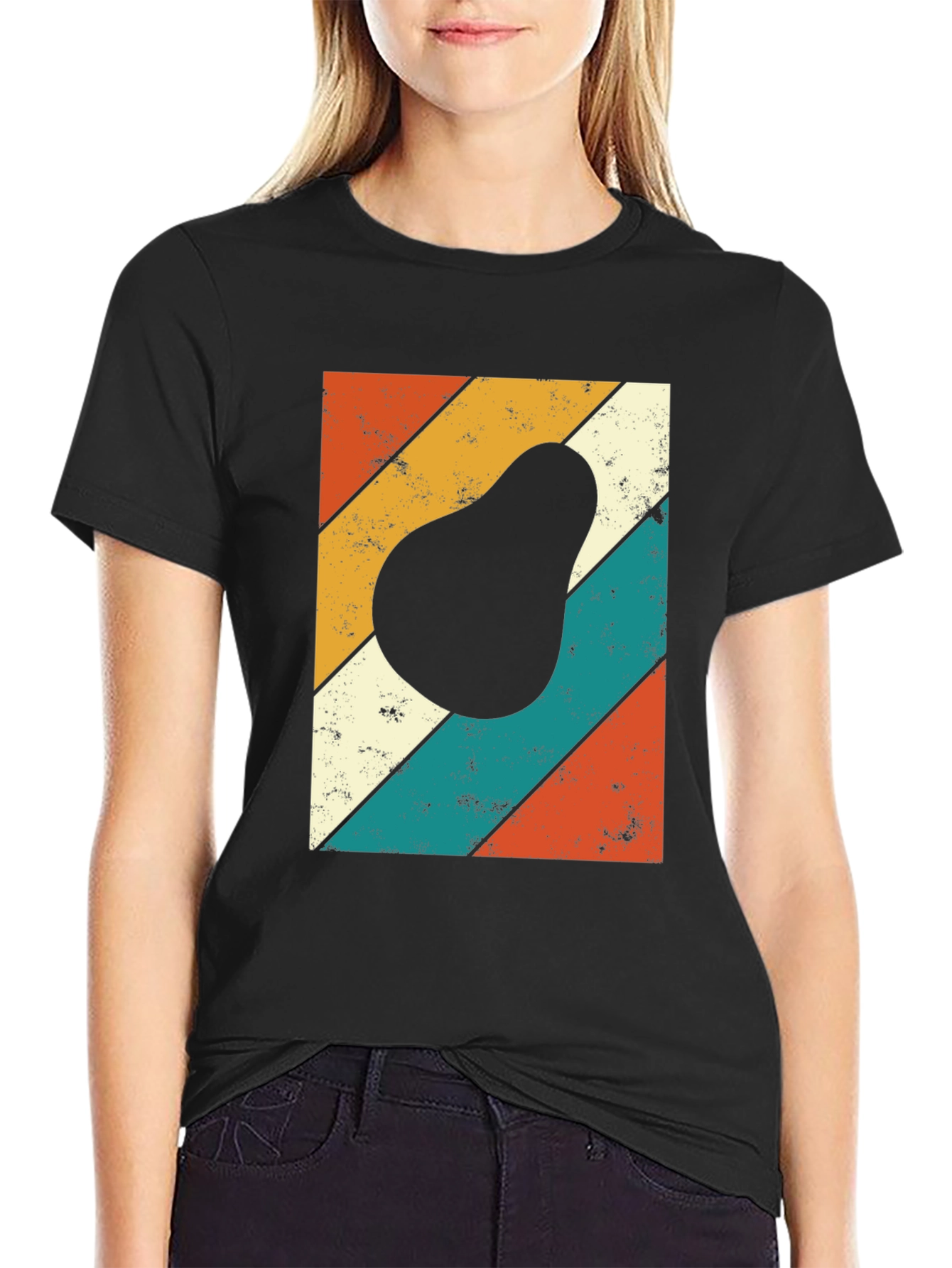 Retro Avocado Graphic T-Shirt
