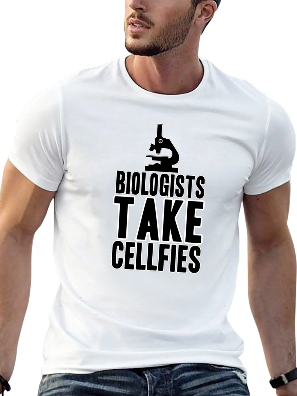 Biologists Take Cellfies T-Shirt Science Humor Tee