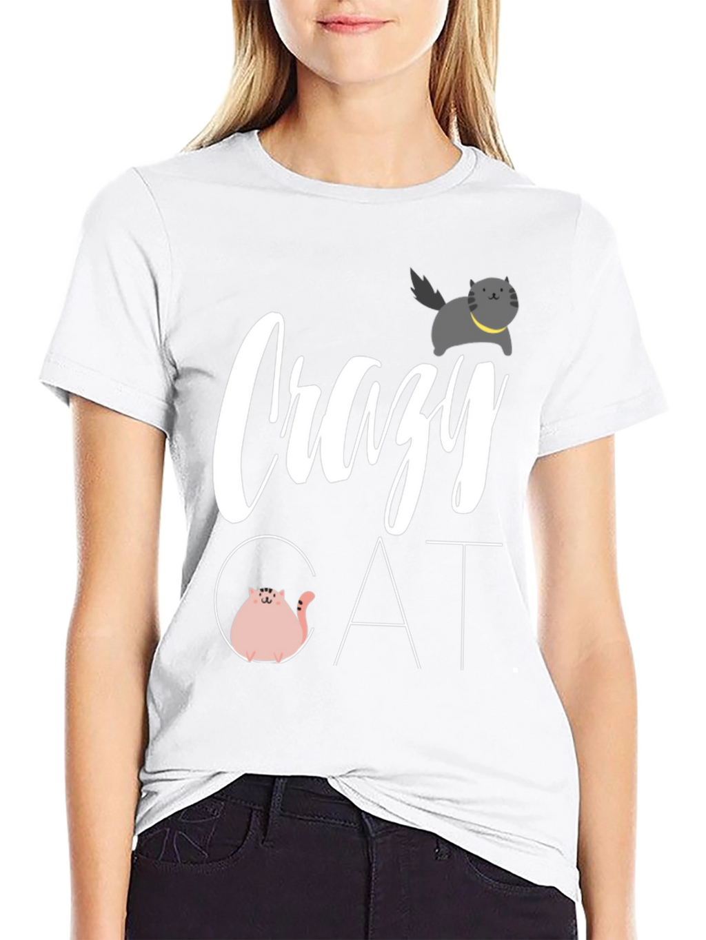 Crazy Cat Graphic Tee