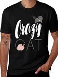 Crazy Cat Graphic Tee