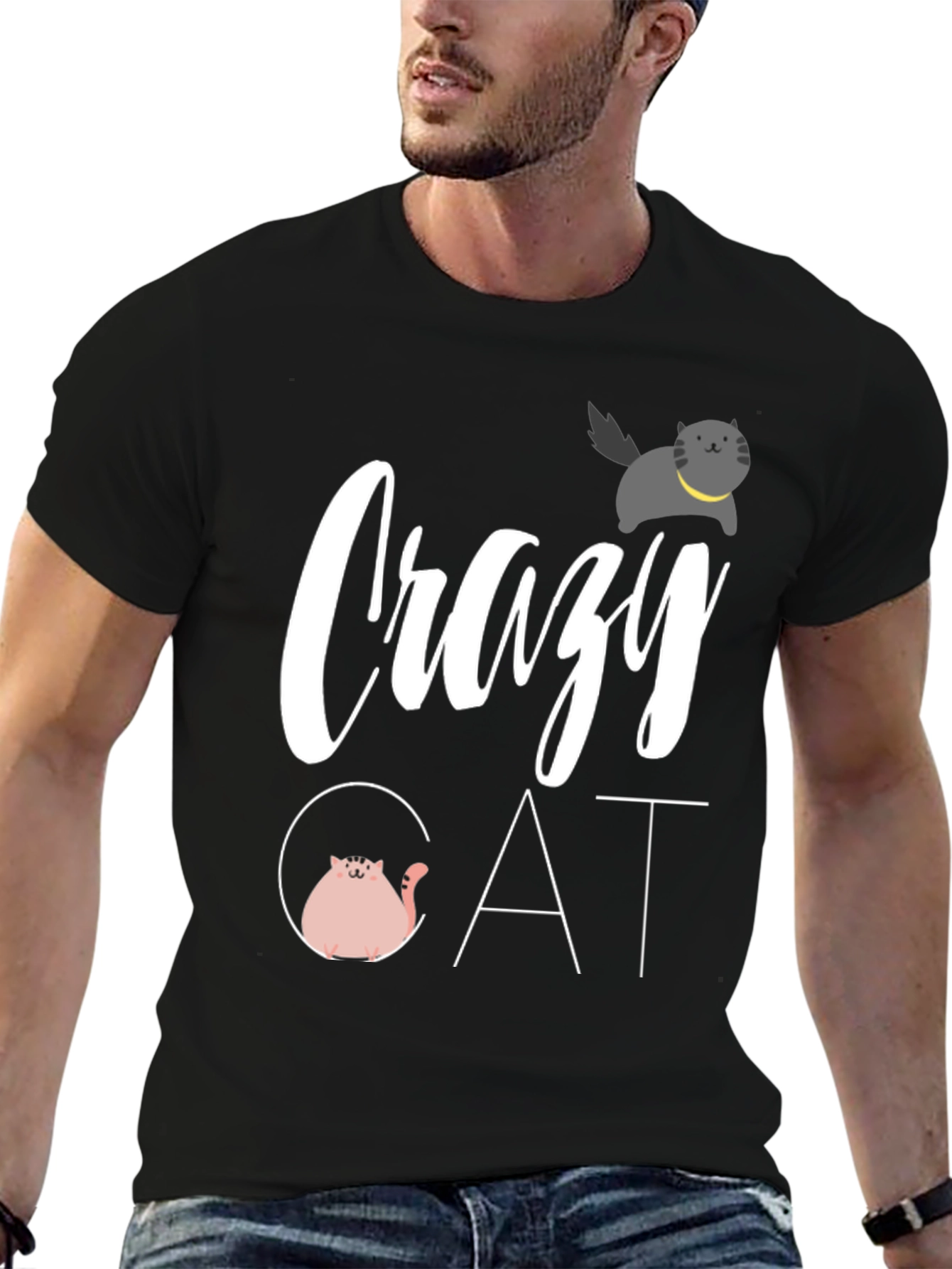 Crazy Cat Graphic Tee
