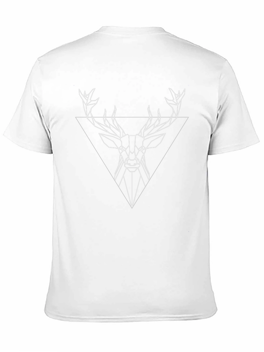 Geometric Deer Graphic Tee - Modern Menswear
