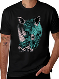 Rhinoceros Graphic Print T-Shirt