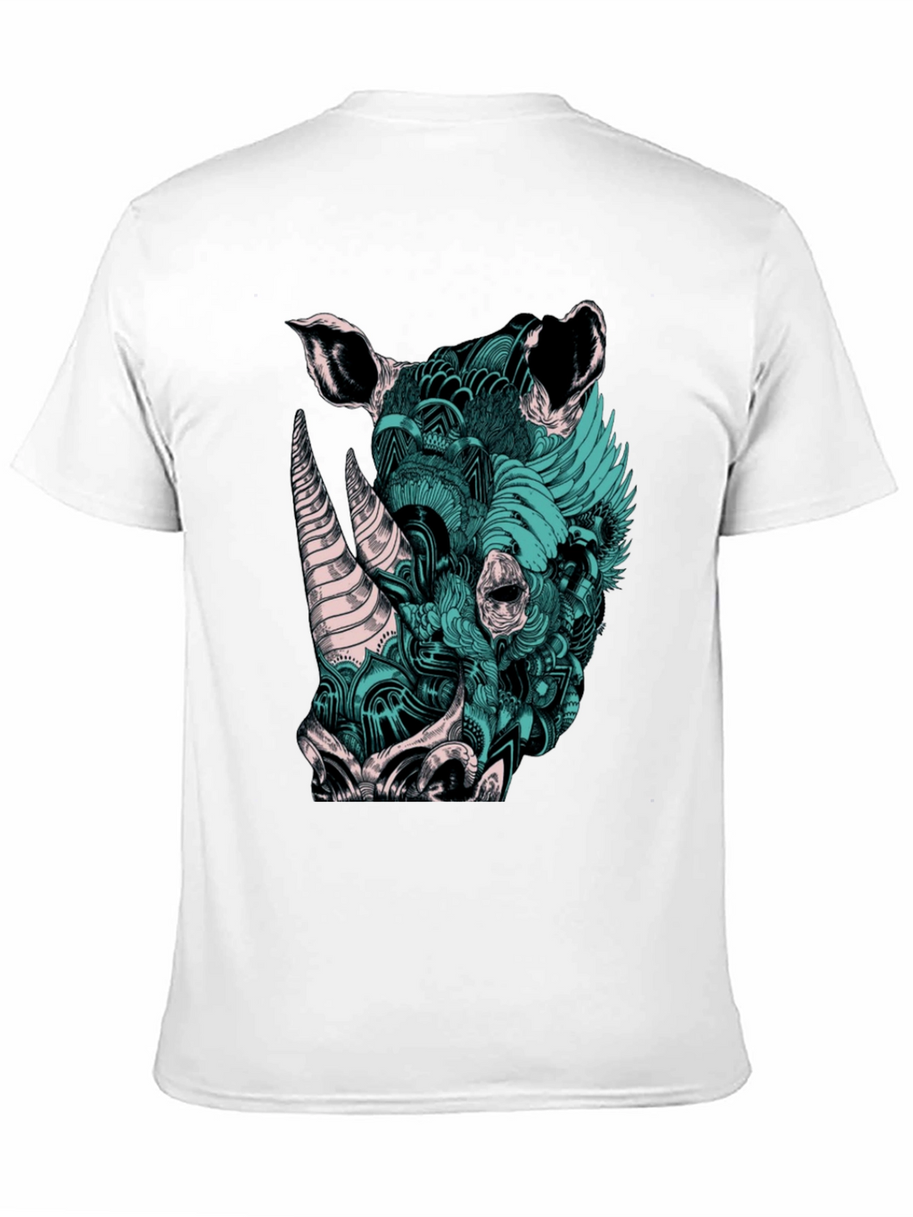Rhinoceros Graphic Print T-Shirt