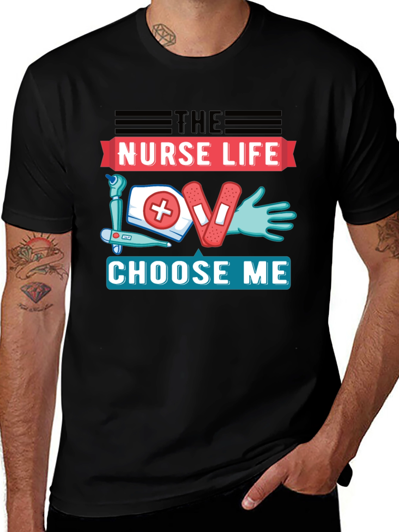 Nurse Life T-Shirt - Choose Me Graphic Tee