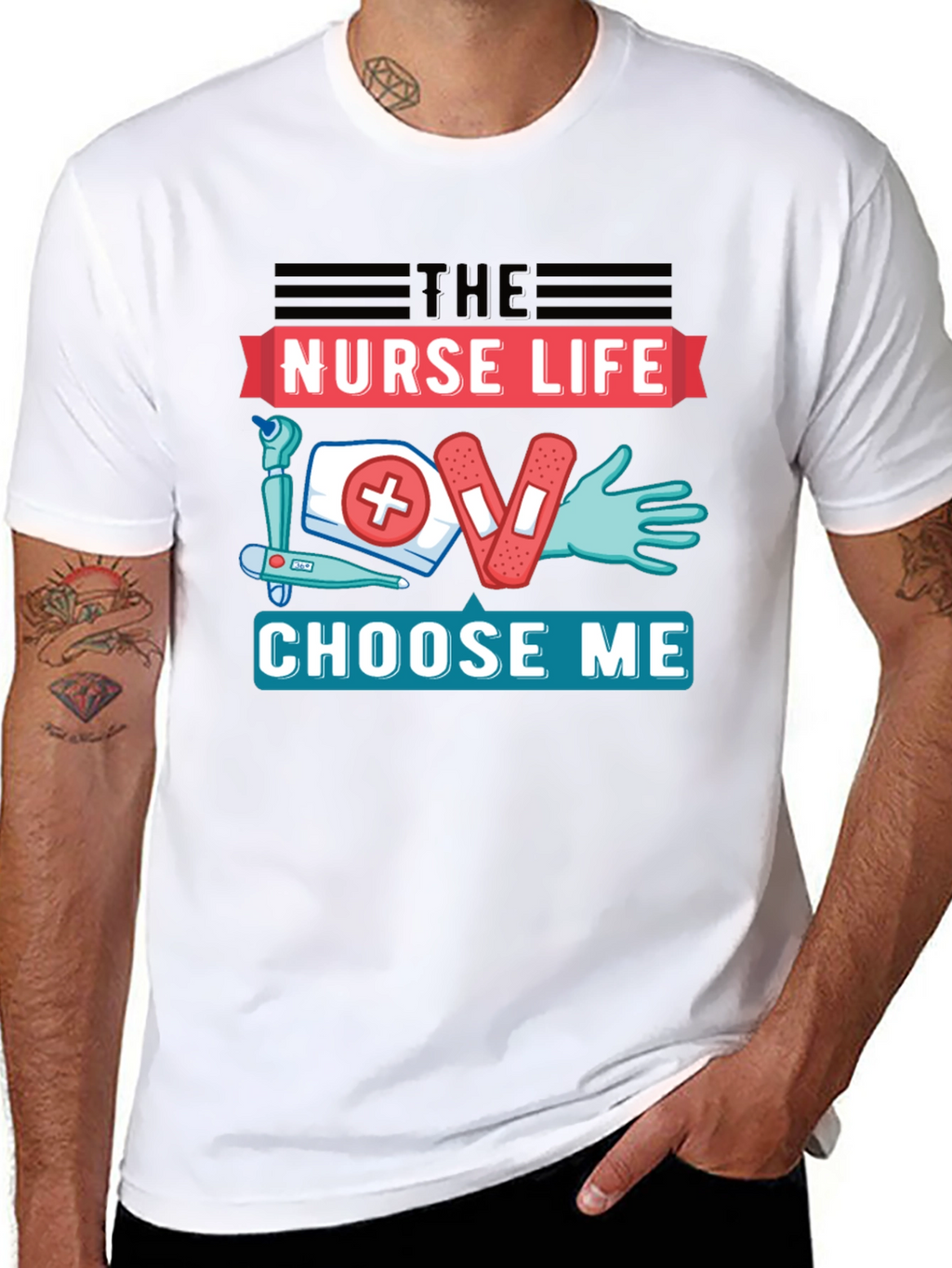 Nurse Life T-Shirt - Choose Me Graphic Tee