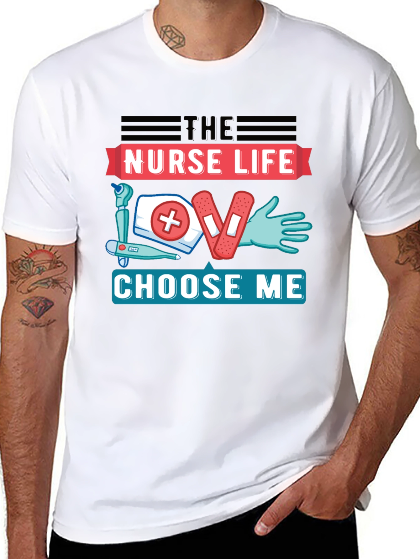 Nurse Life T-Shirt - Choose Me Graphic Tee