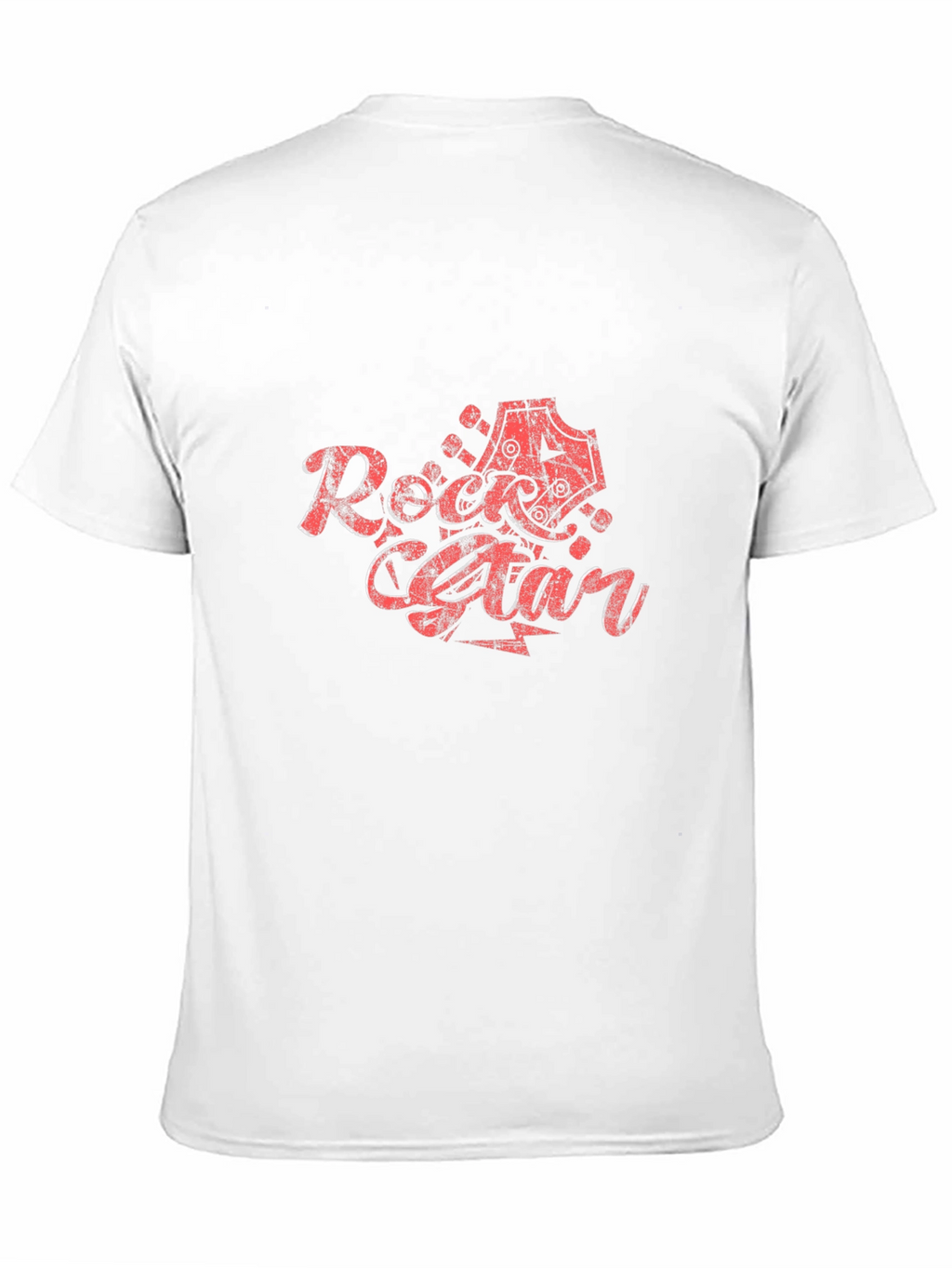 Rock Star Graphic Print T-Shirt - Black