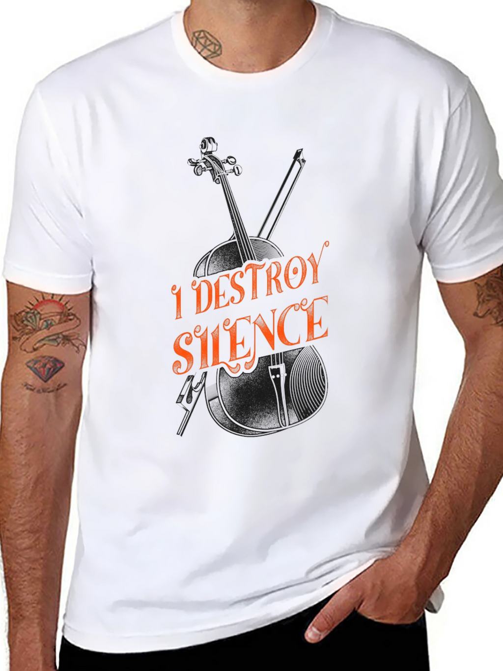 I Destroy Silence Graphic Tee