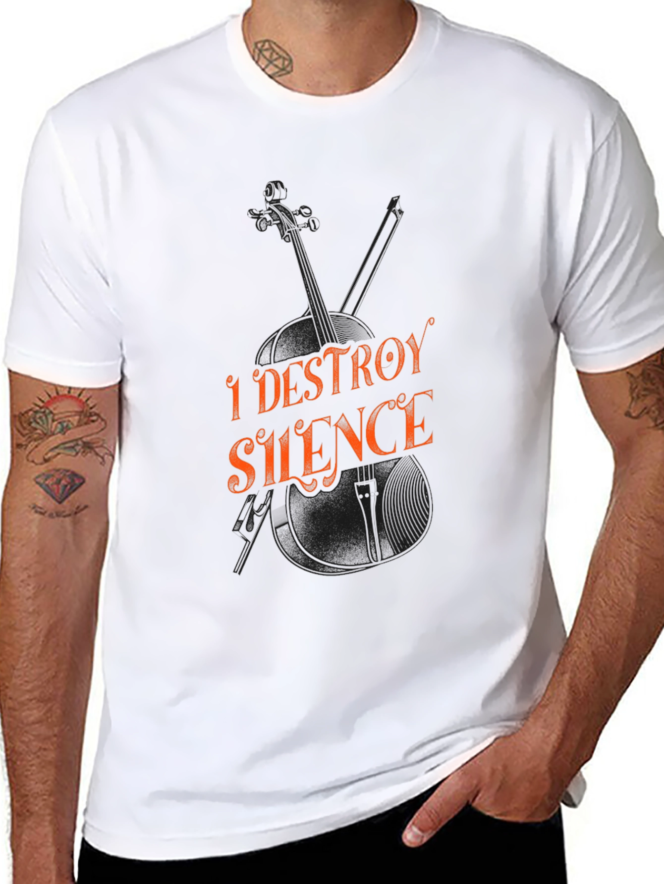 I Destroy Silence Graphic Tee