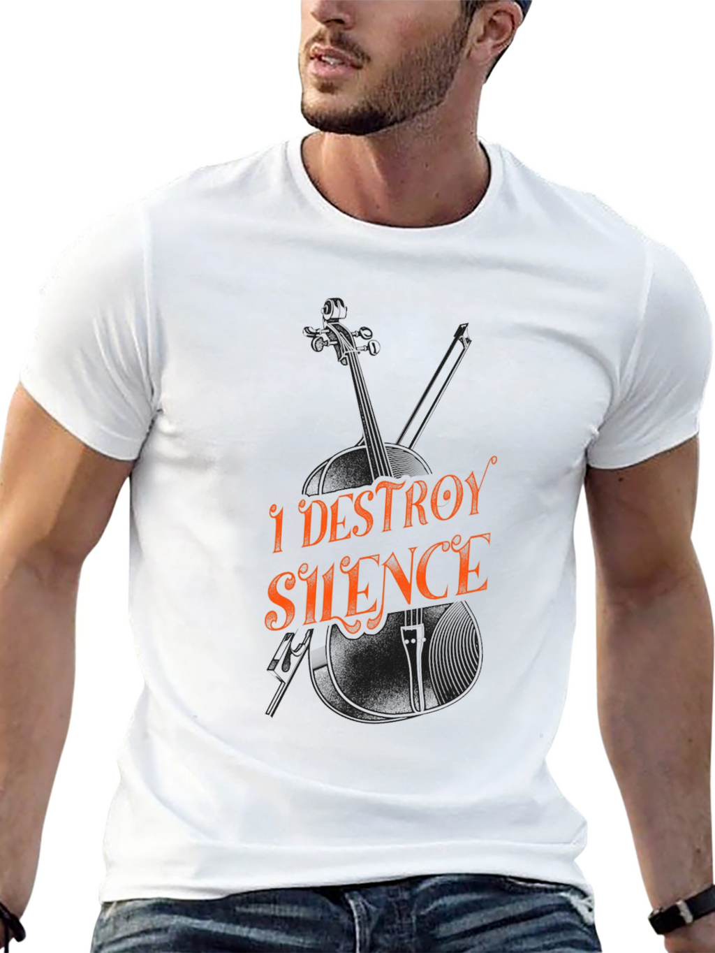 I Destroy Silence Graphic Tee