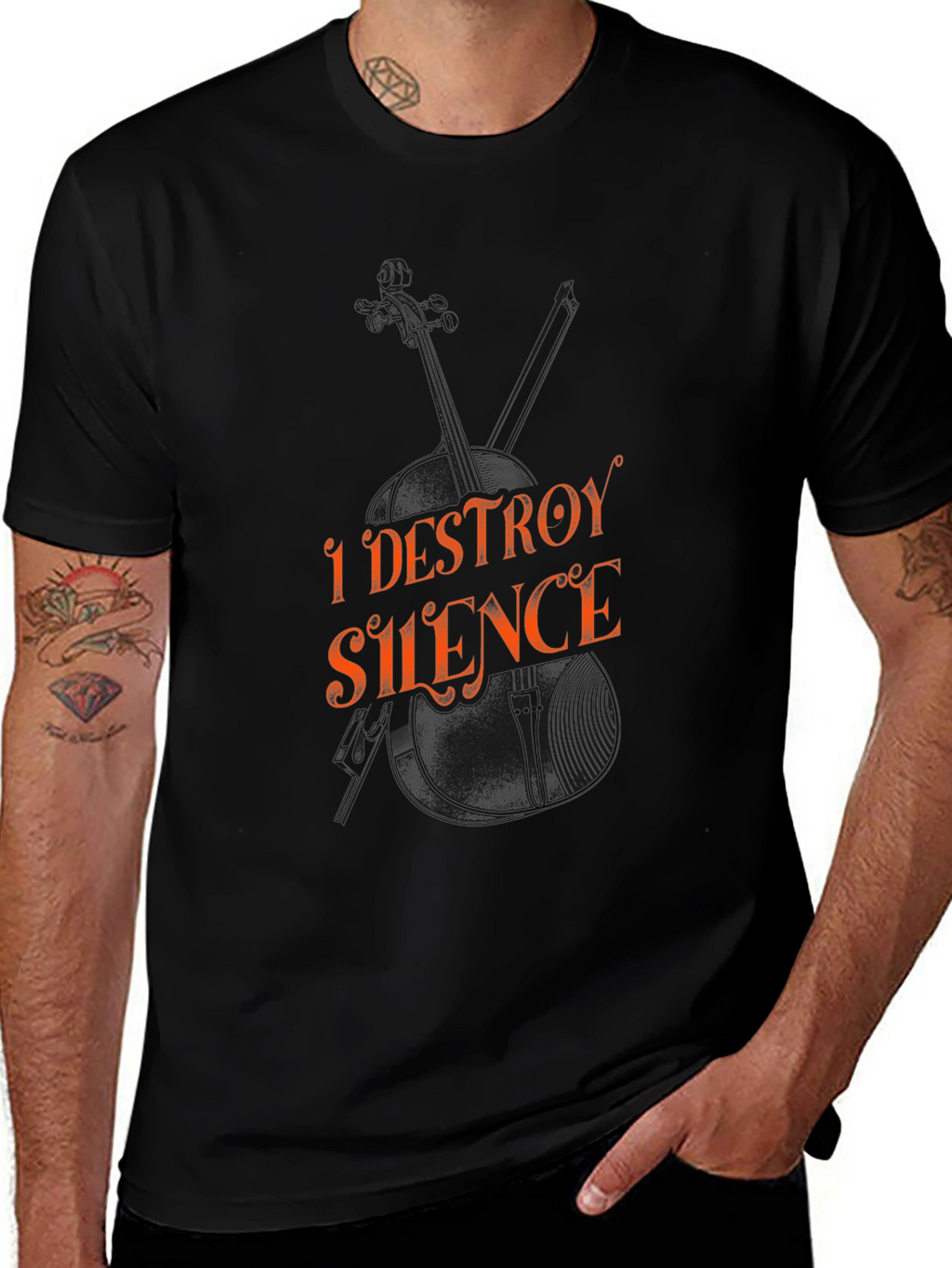 I Destroy Silence Graphic Tee