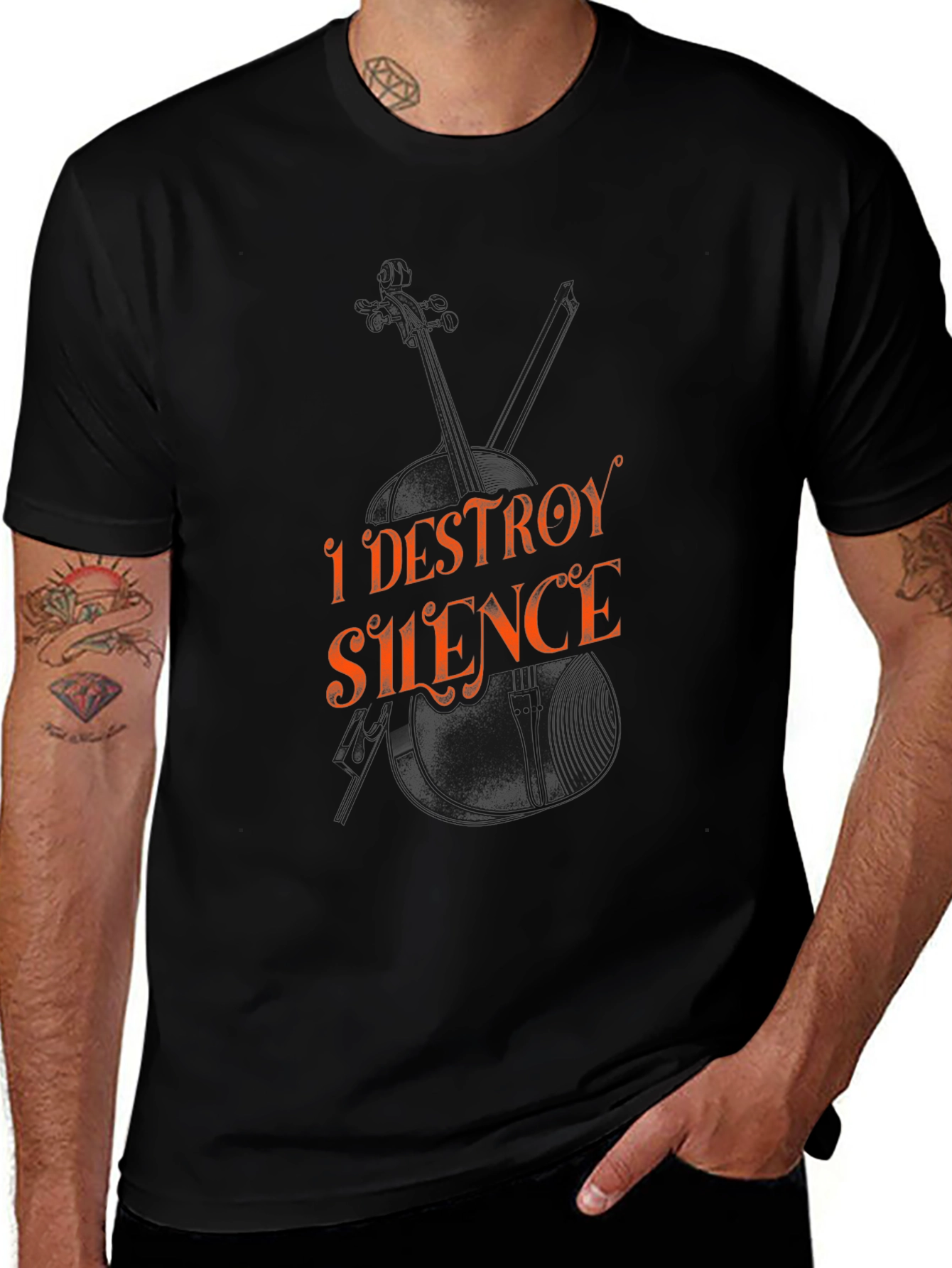 I Destroy Silence Graphic Tee