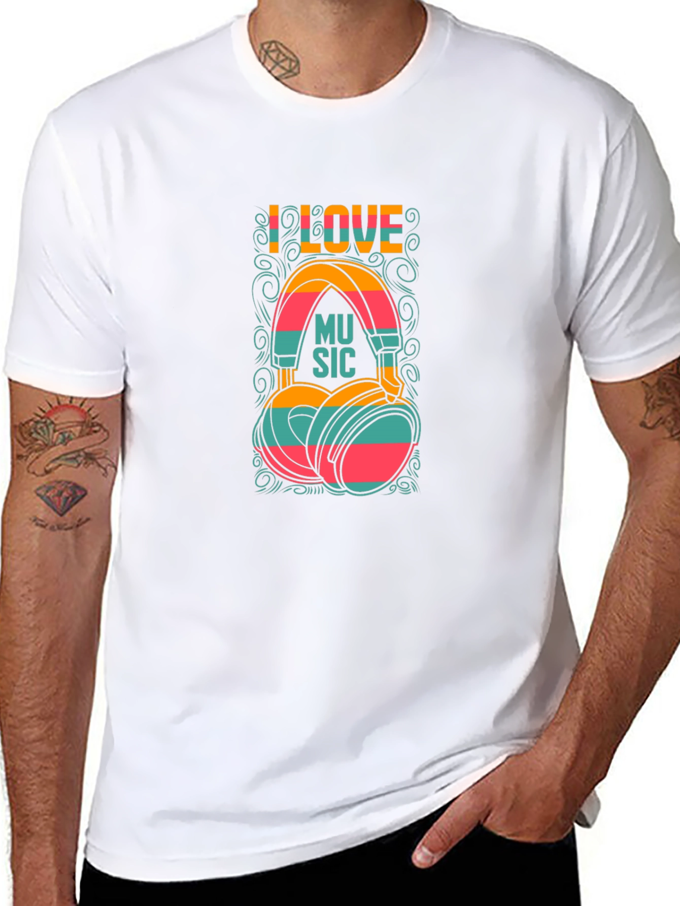 I Love Music Graphic Tee - Stylish & Comfy