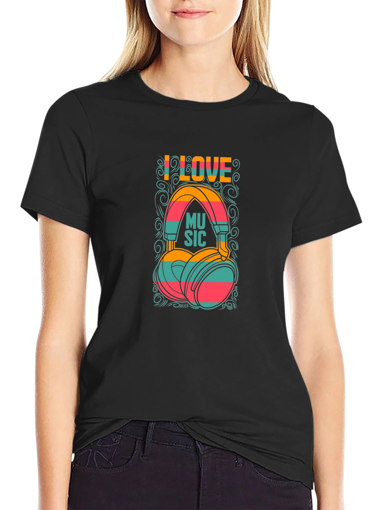 I Love Music Graphic Tee - Stylish & Comfy