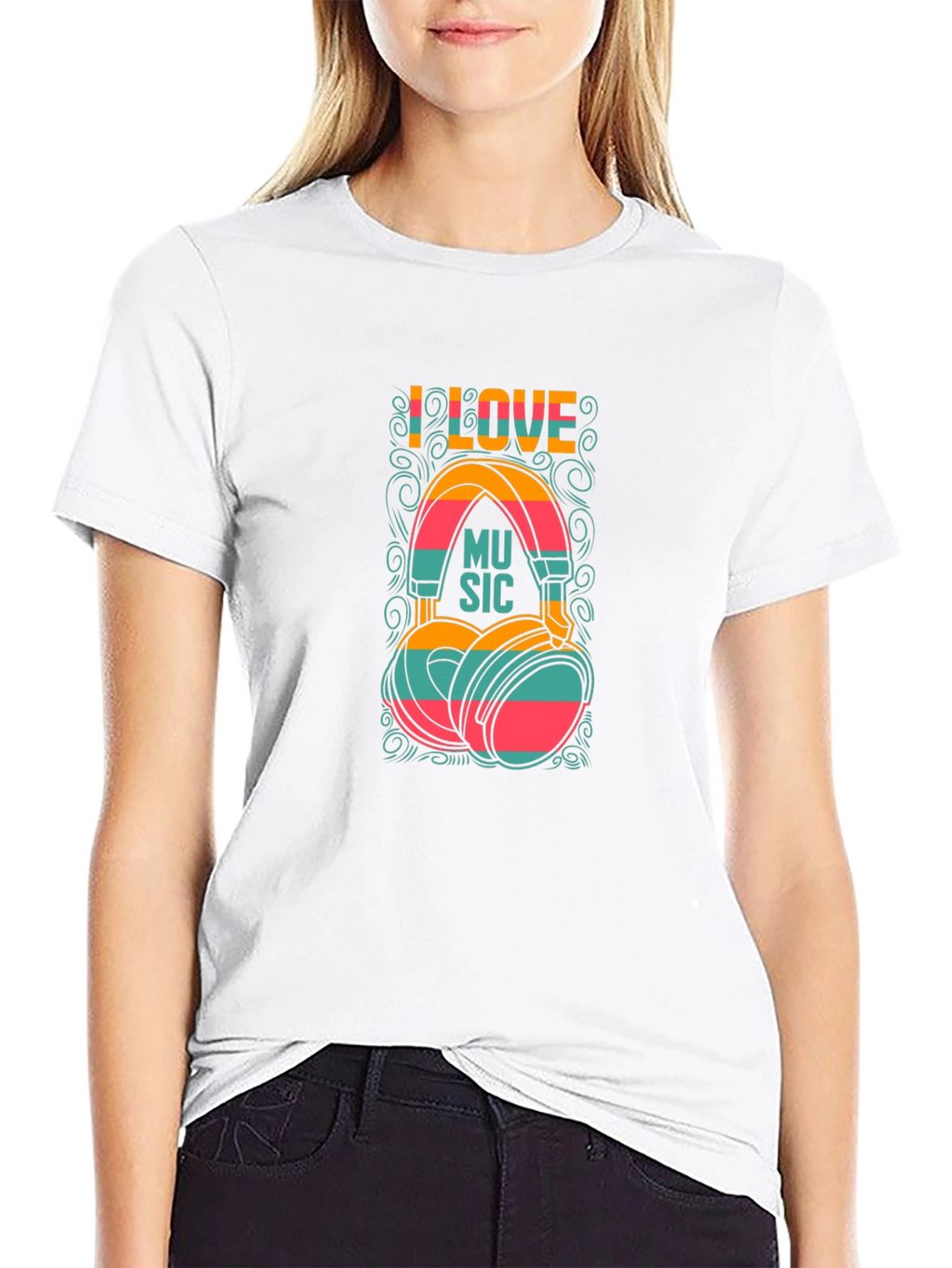 I Love Music Graphic Tee - Stylish & Comfy