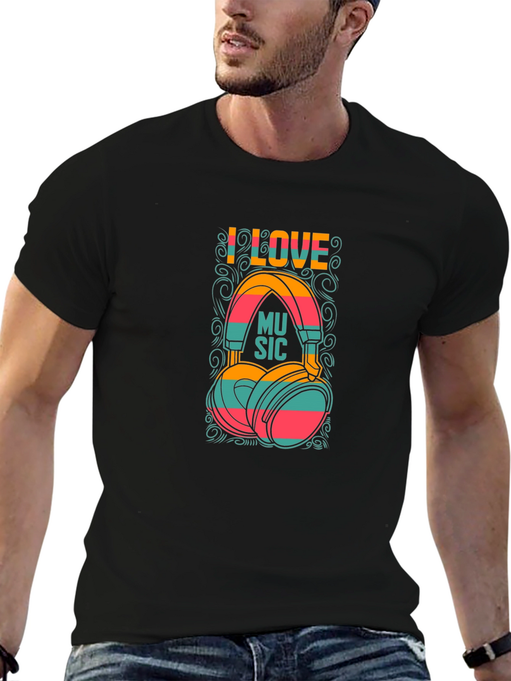 I Love Music Graphic Tee - Stylish & Comfy