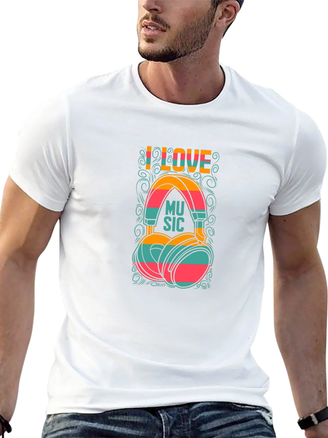 I Love Music Graphic Tee - Stylish & Comfy