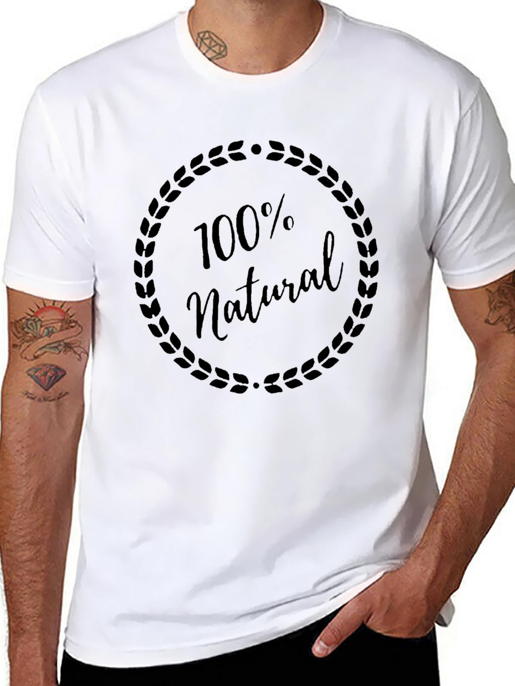 100% Natural Graphic Tee - Eco Friendly Style