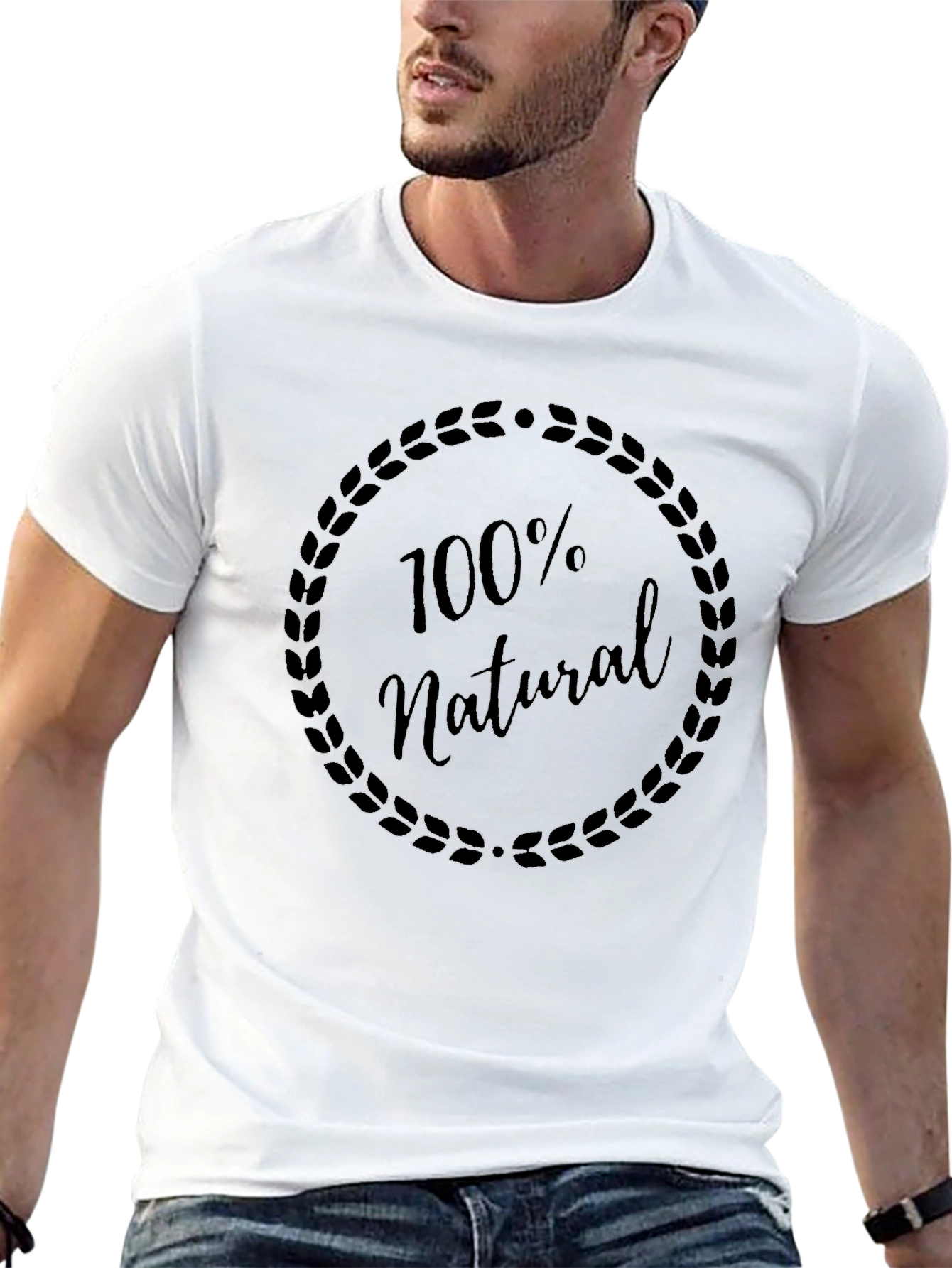 100% Natural Graphic Tee - Eco Friendly Style