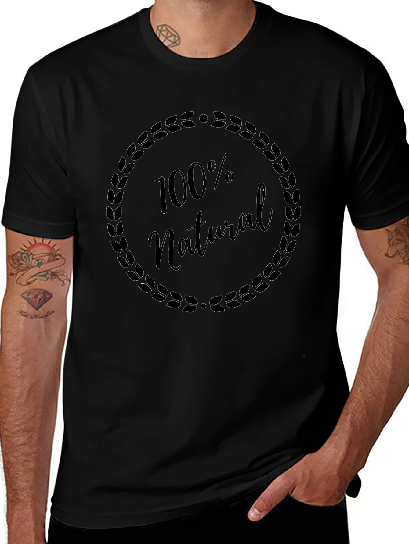 100% Natural Graphic Tee - Eco Friendly Style