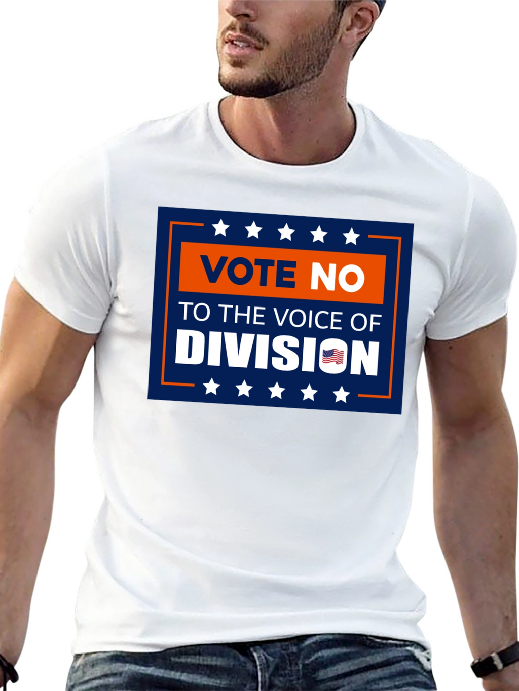 Vote No T-Shirt: Voice of Division Patriotic Tee