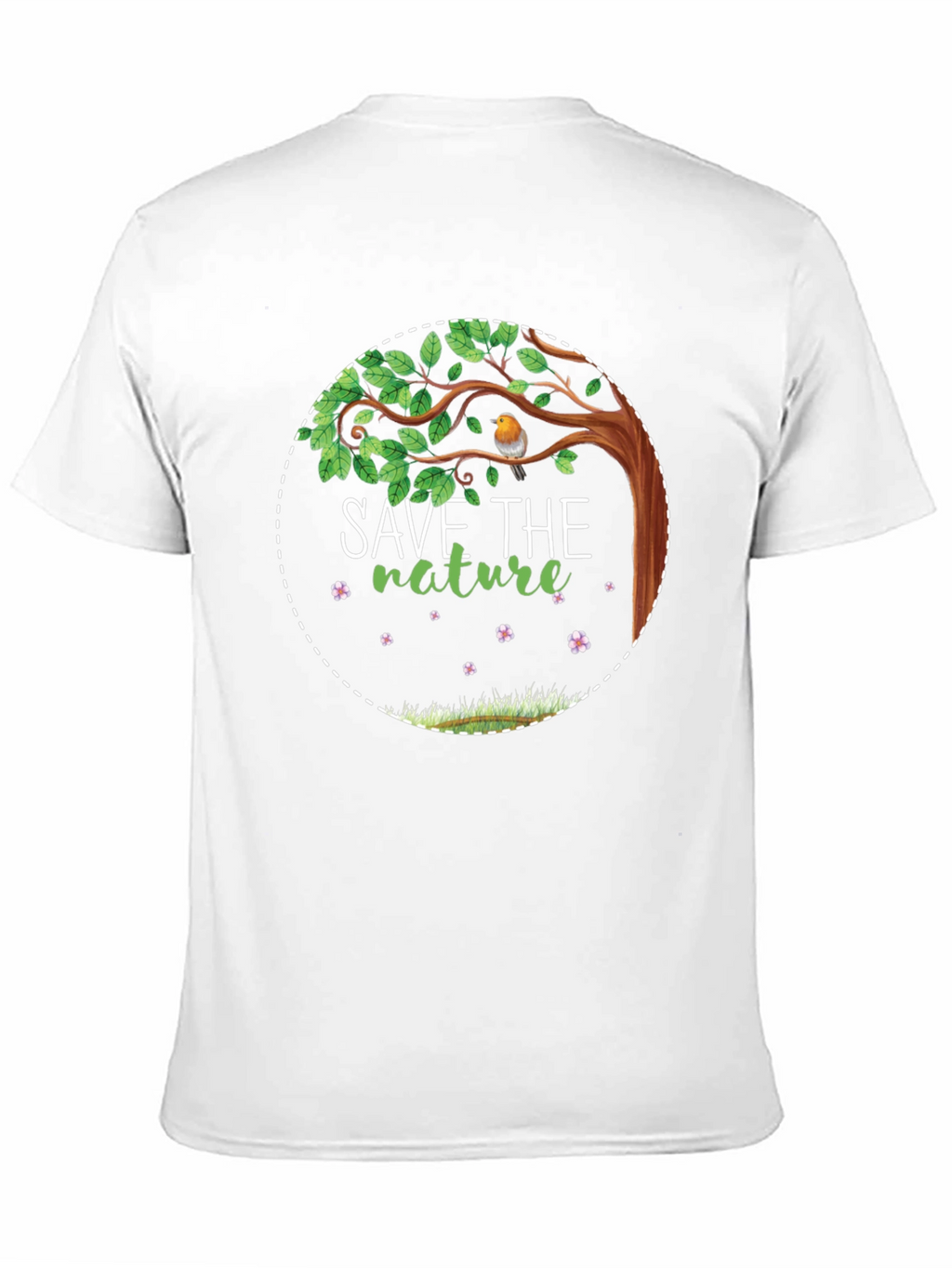Save the Nature Graphic Tee - Eco-Friendly Design