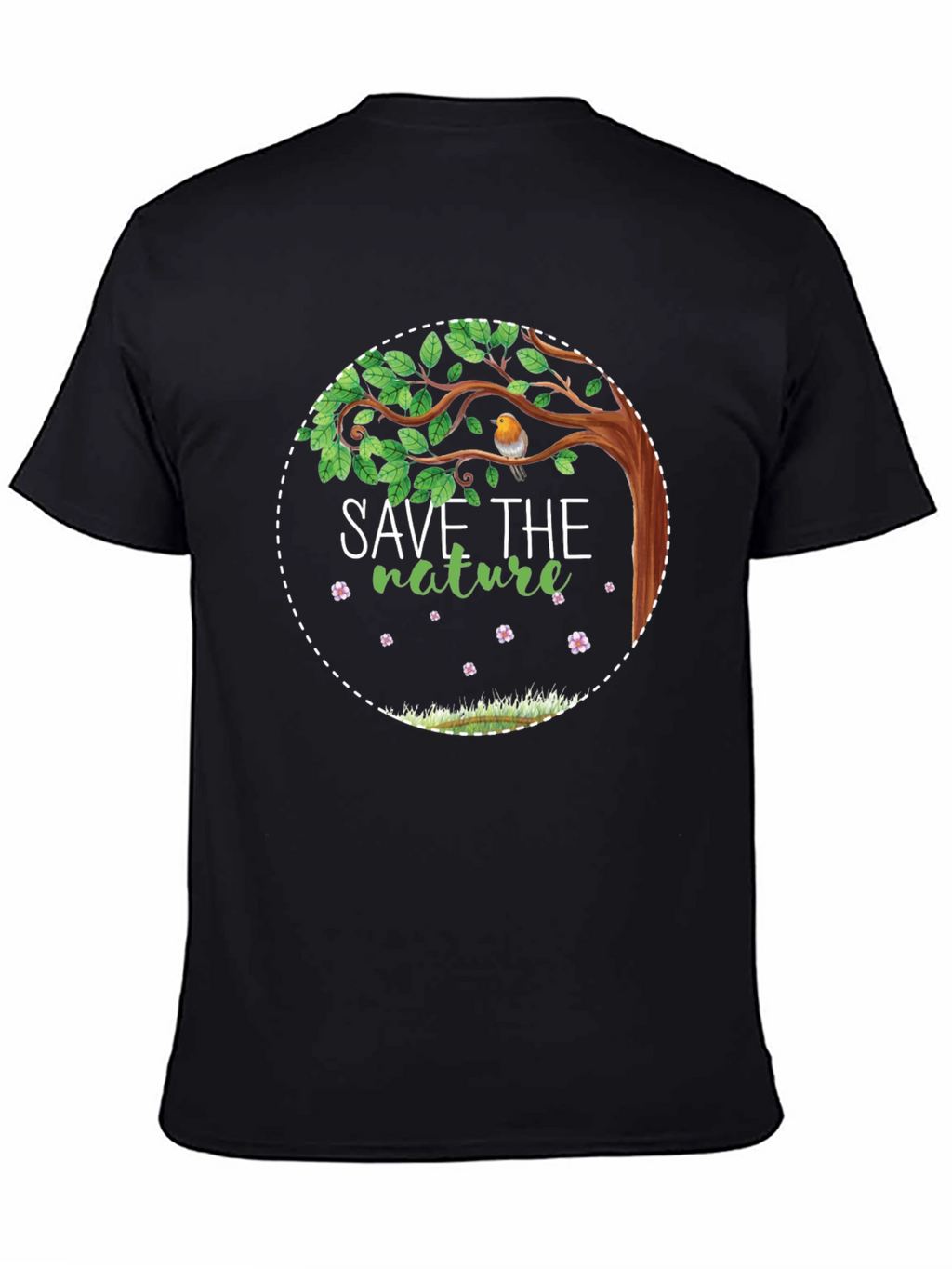 Save the Nature Graphic Tee - Eco-Friendly Design