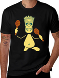 Tiki Man Maracas Graphic Tee