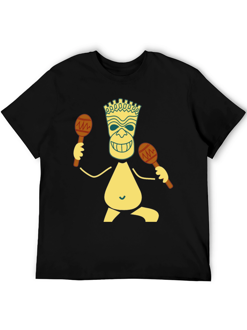 Tiki Man Maracas Graphic Tee