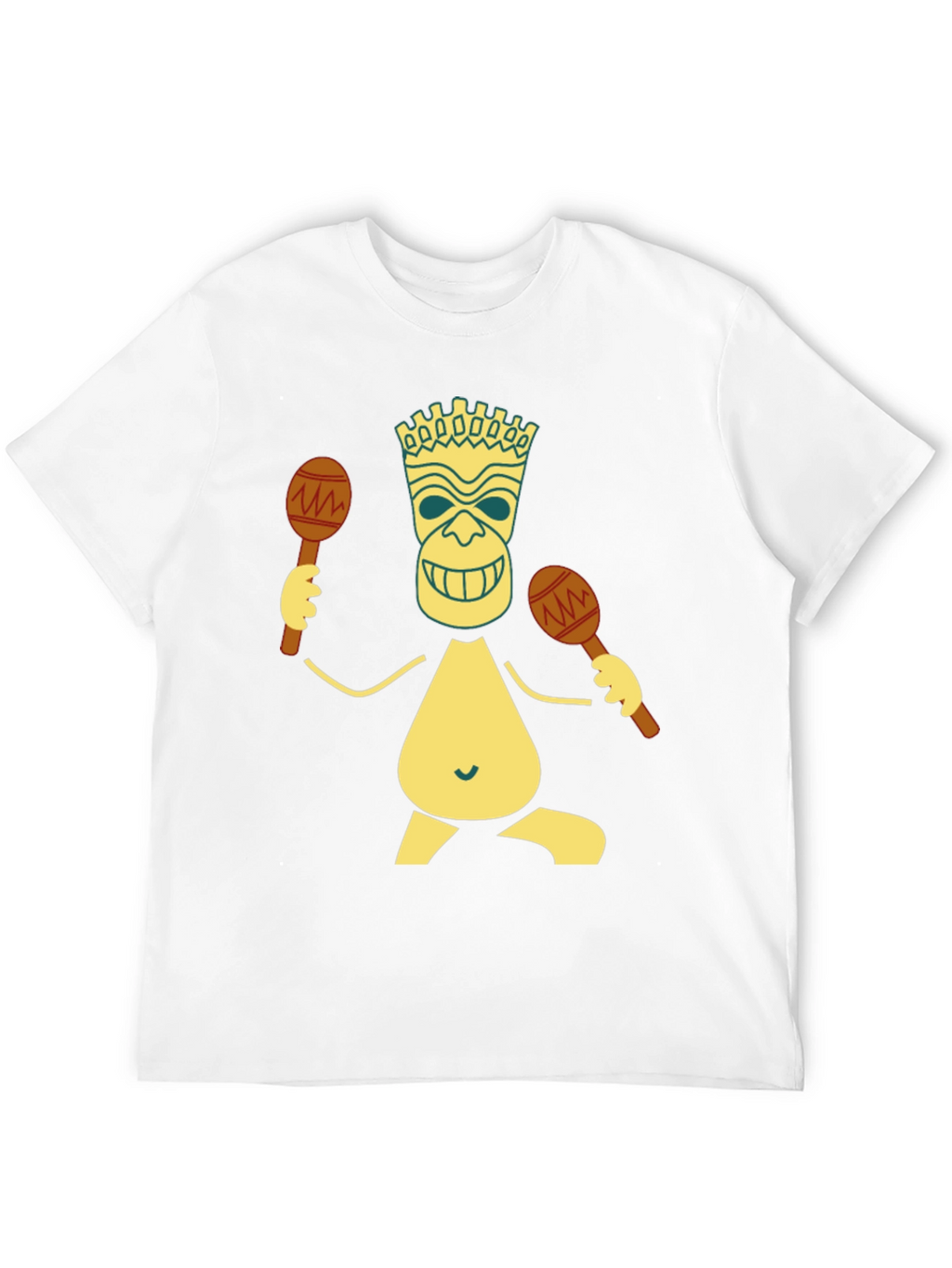 Tiki Man Maracas Graphic Tee