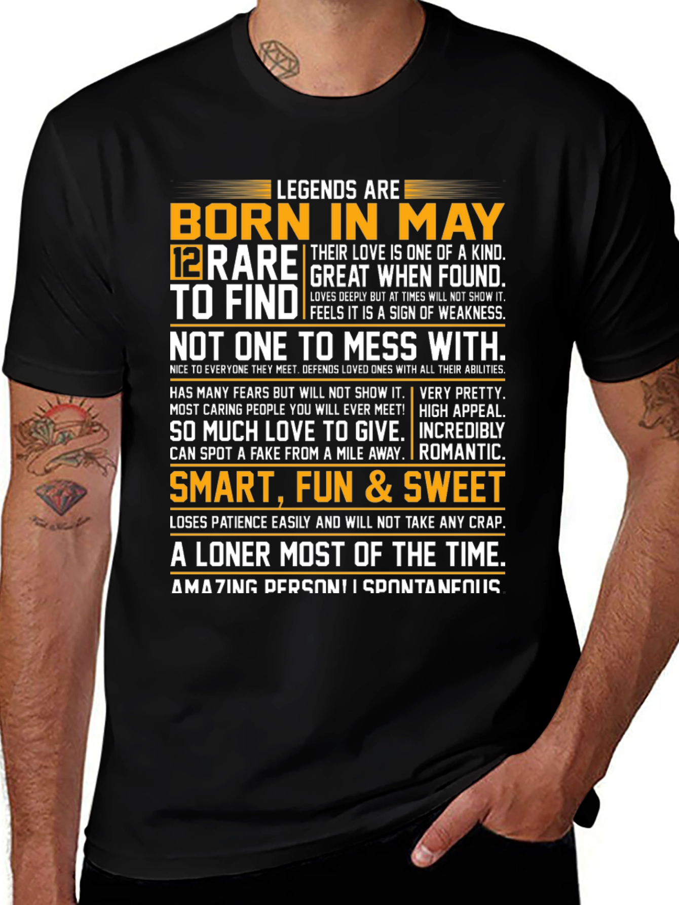 Legends Born in May Graphic Tee