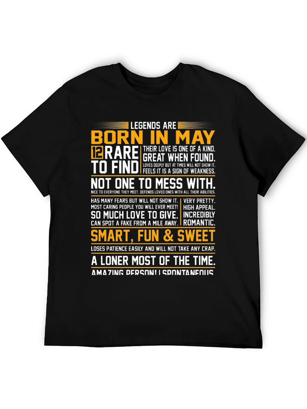 Legends Born in May Graphic Tee