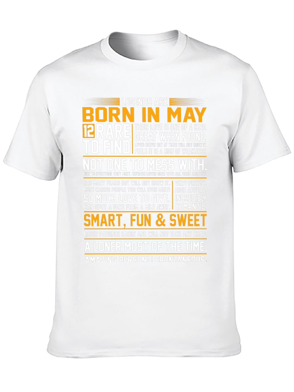 Legends Born in May Graphic Tee
