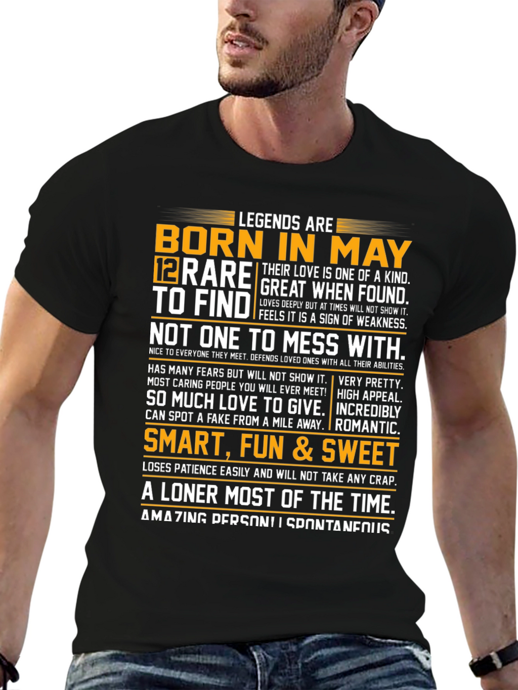 Legends Born in May Graphic Tee