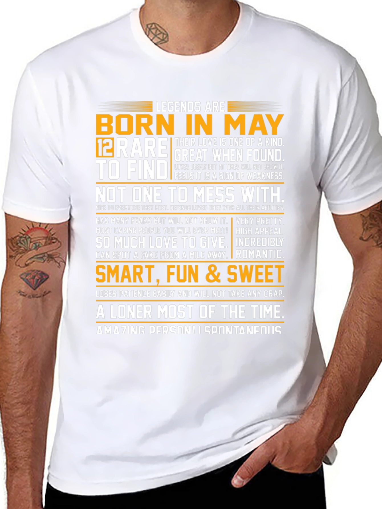 Legends Born in May Graphic Tee