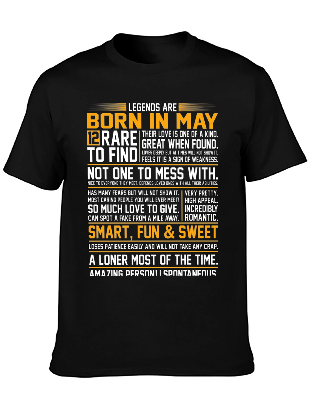 Legends Born in May Graphic Tee