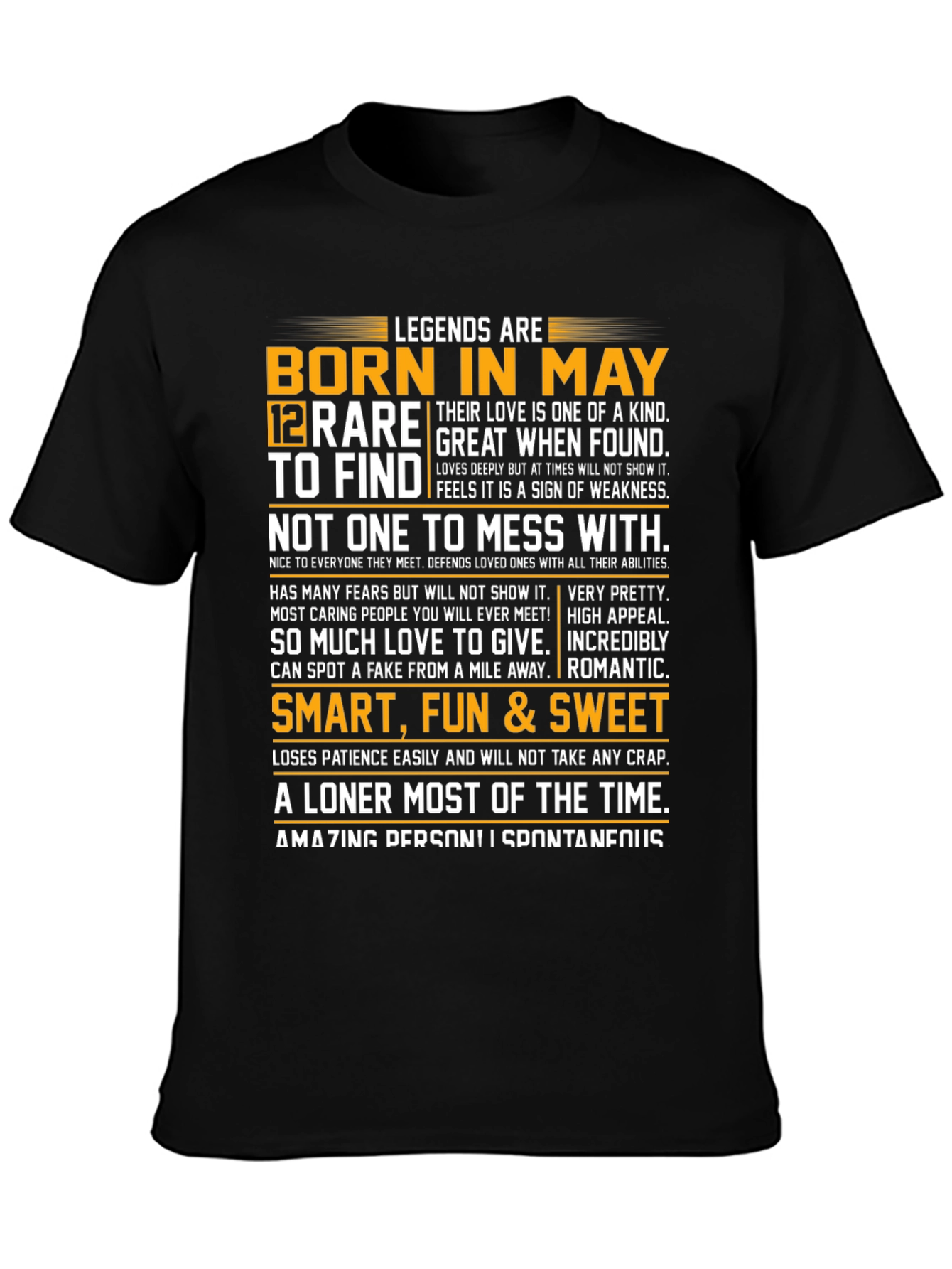 Legends Born in May Graphic Tee