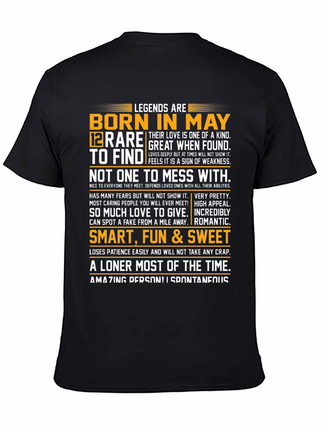 Legends Born in May Graphic Tee