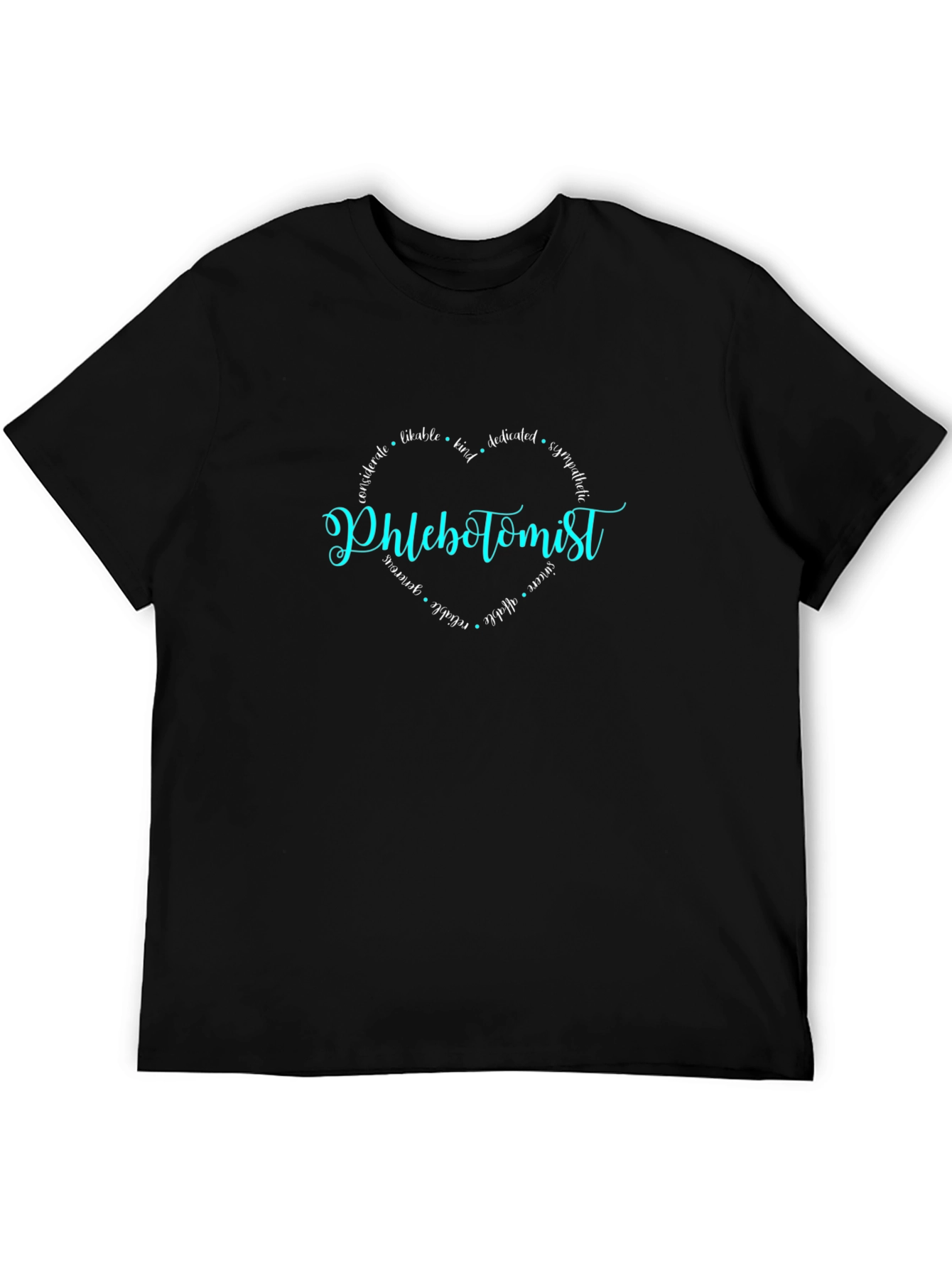 Phlebotomist Heart Graphic T-Shirt