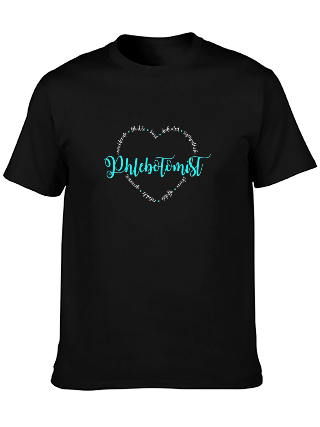 Phlebotomist Heart Graphic T-Shirt