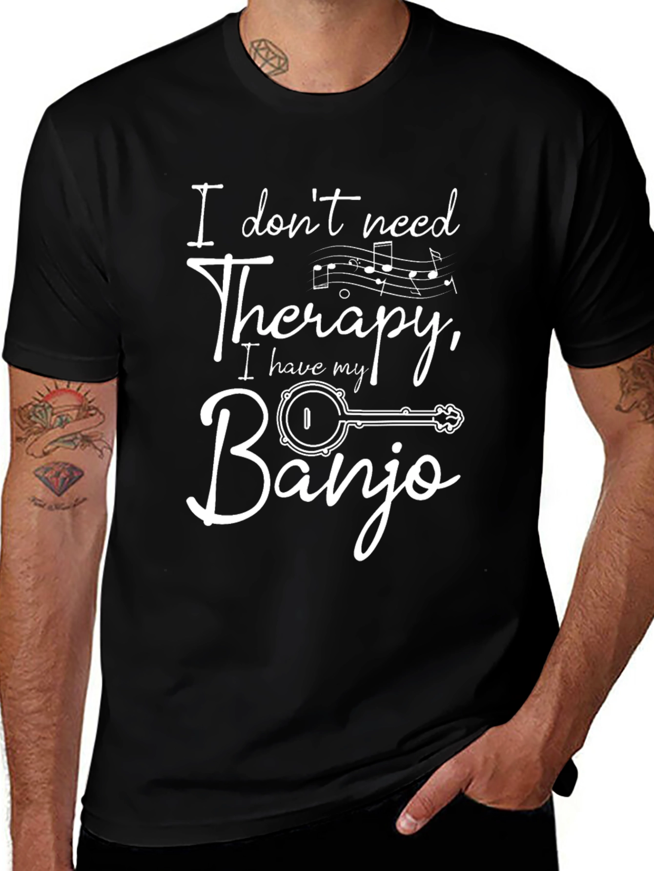 Banjo Therapy T-Shirt - Musicians Comfort Tee