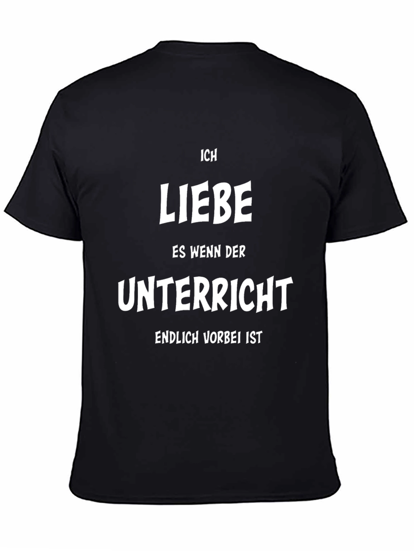 Ich Liebe Unterricht T-Shirt - German Text Graphic Tee