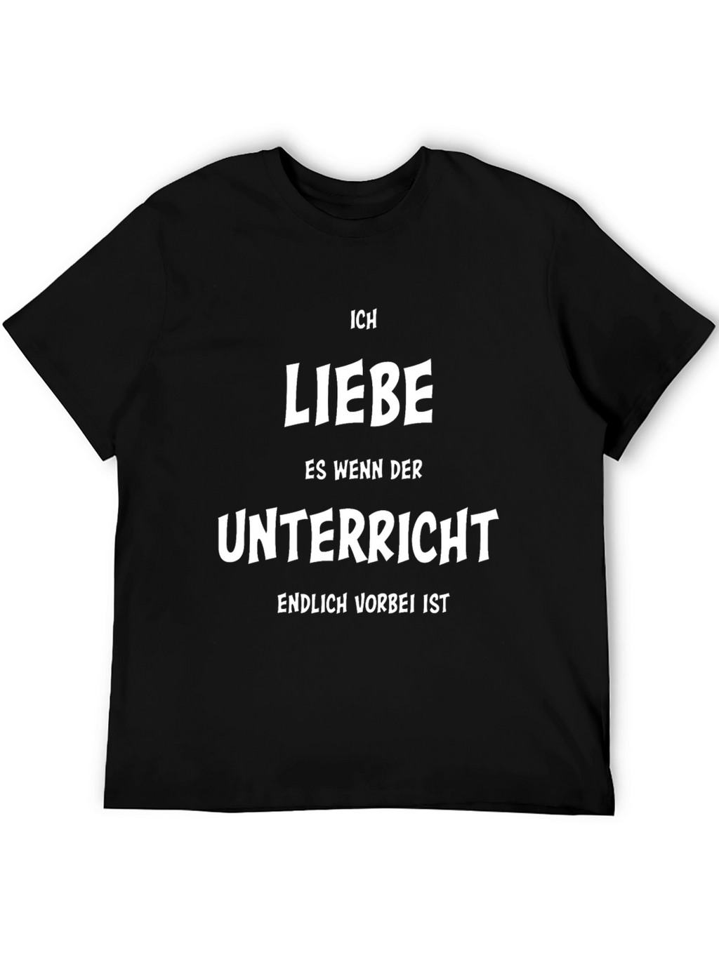 Ich Liebe Unterricht T-Shirt - German Text Graphic Tee