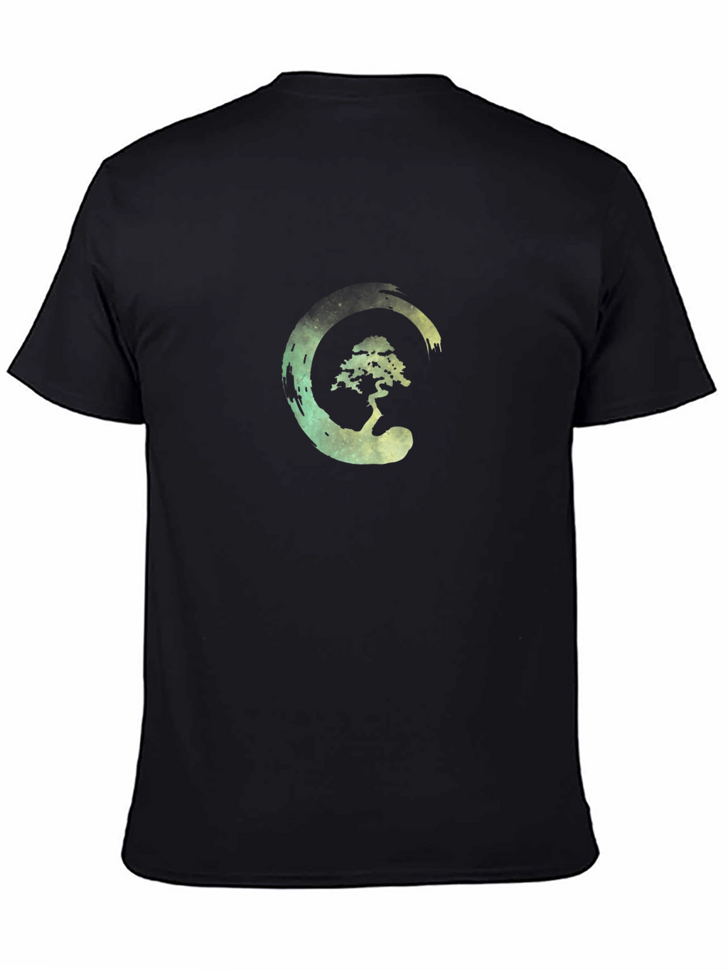 Zen Tree Graphic T-Shirt - Black