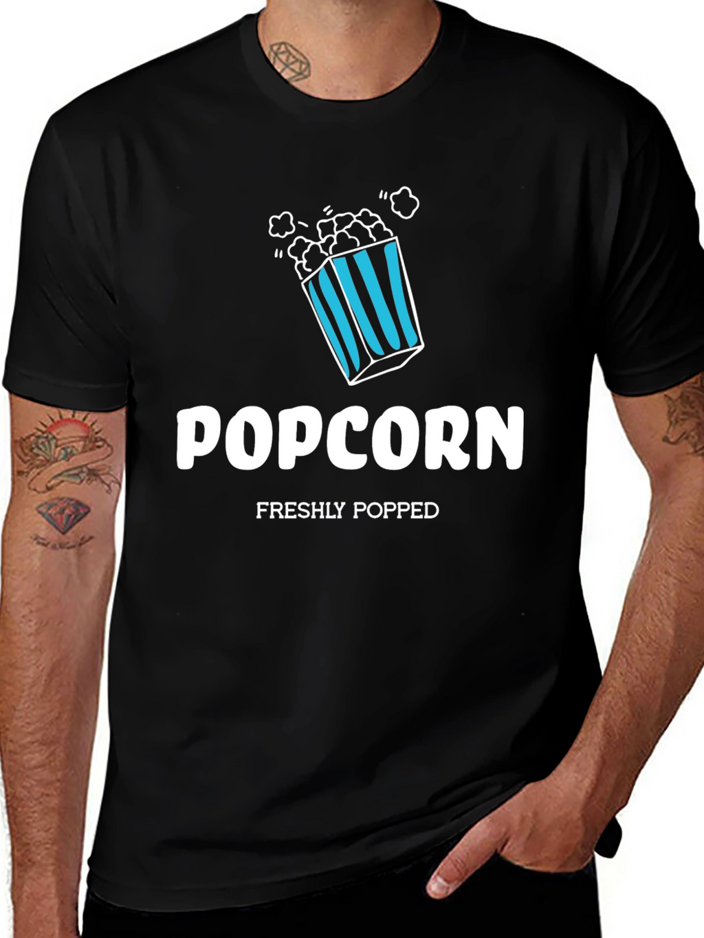 Popcorn T-Shirt - Freshly Popped Design