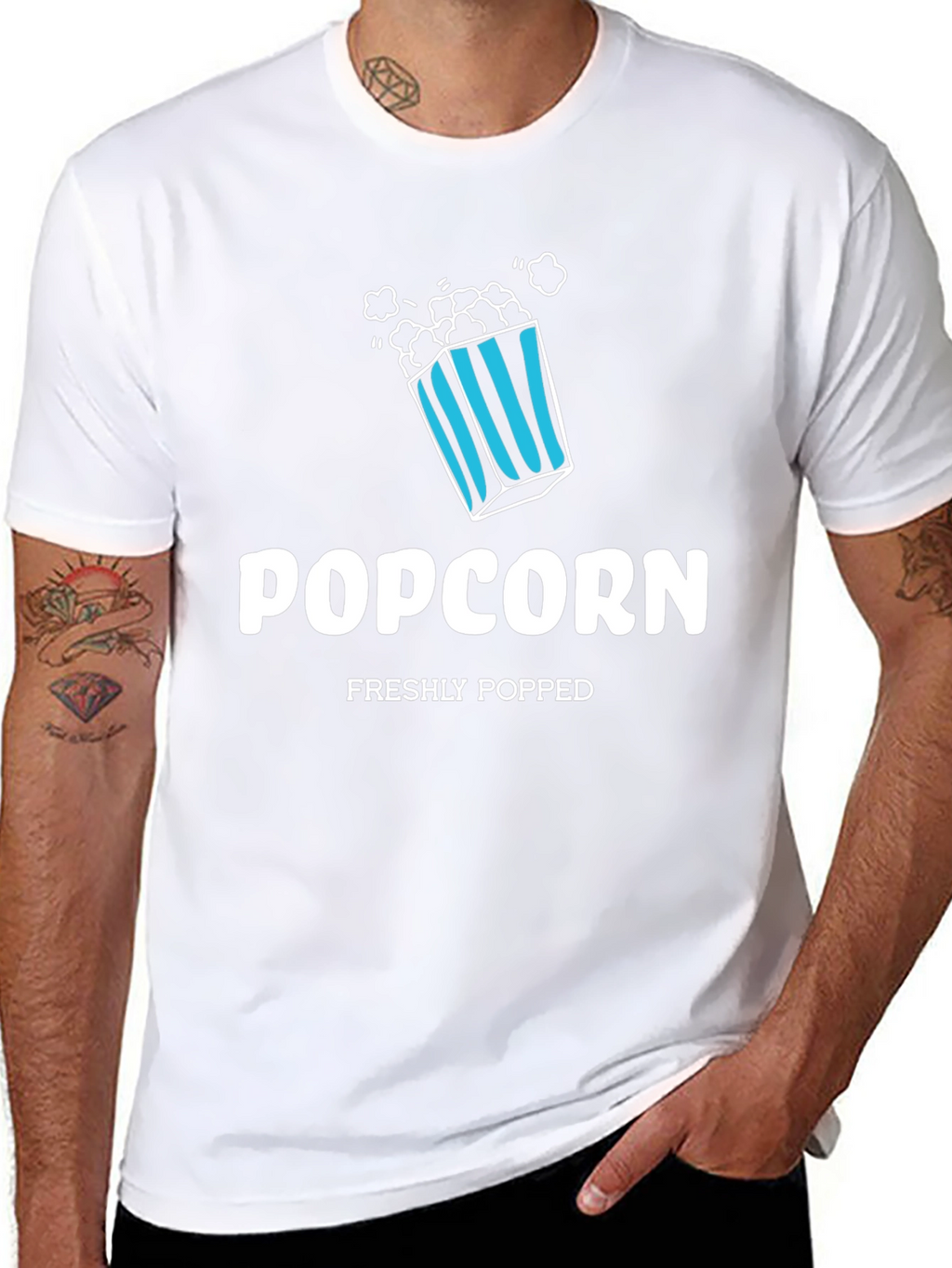Popcorn T-Shirt - Freshly Popped Design
