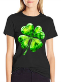 Lucky Clover Graphic T-Shirt - St. Patricks Day