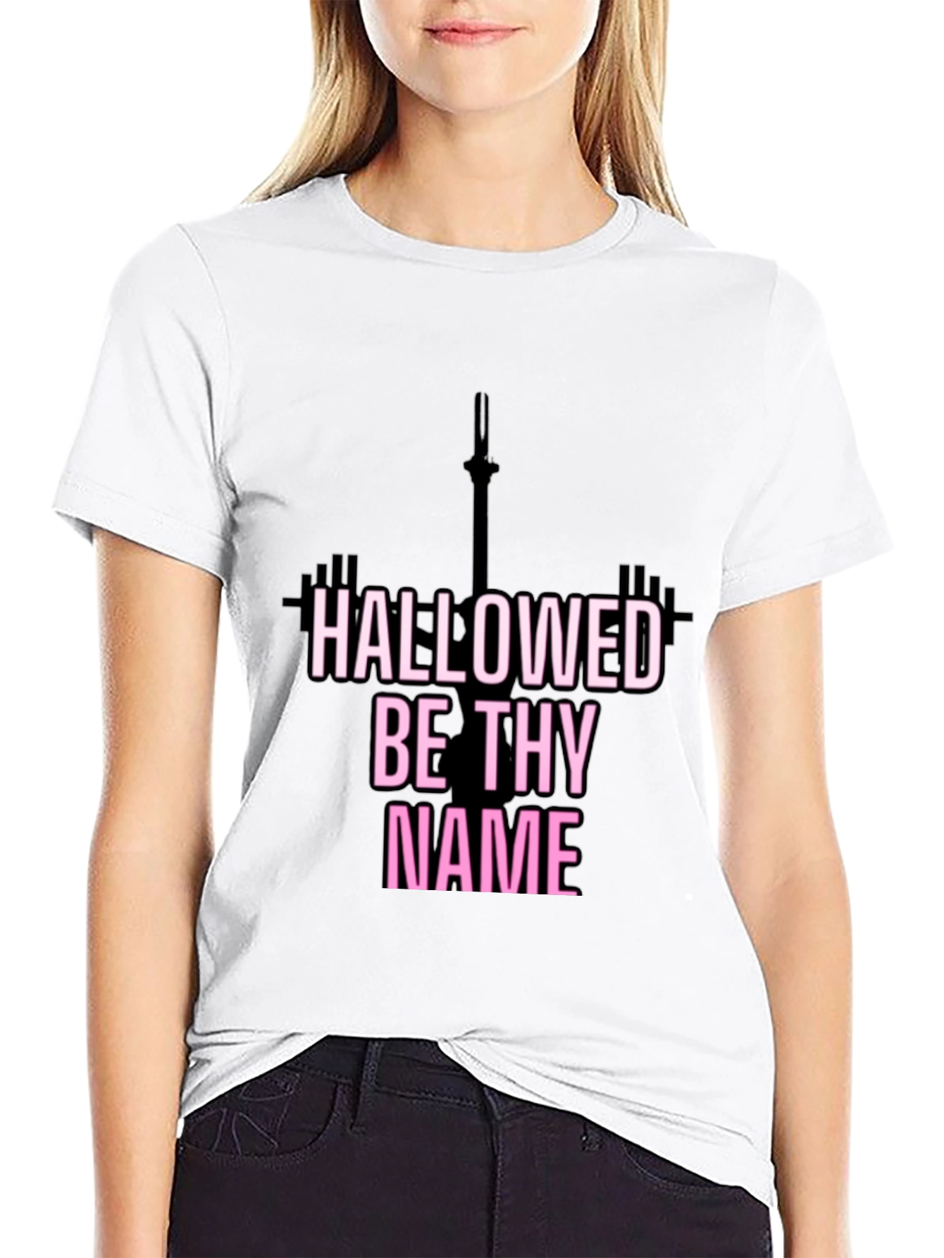 Hallowed Be Thy Name Fitness T-Shirt